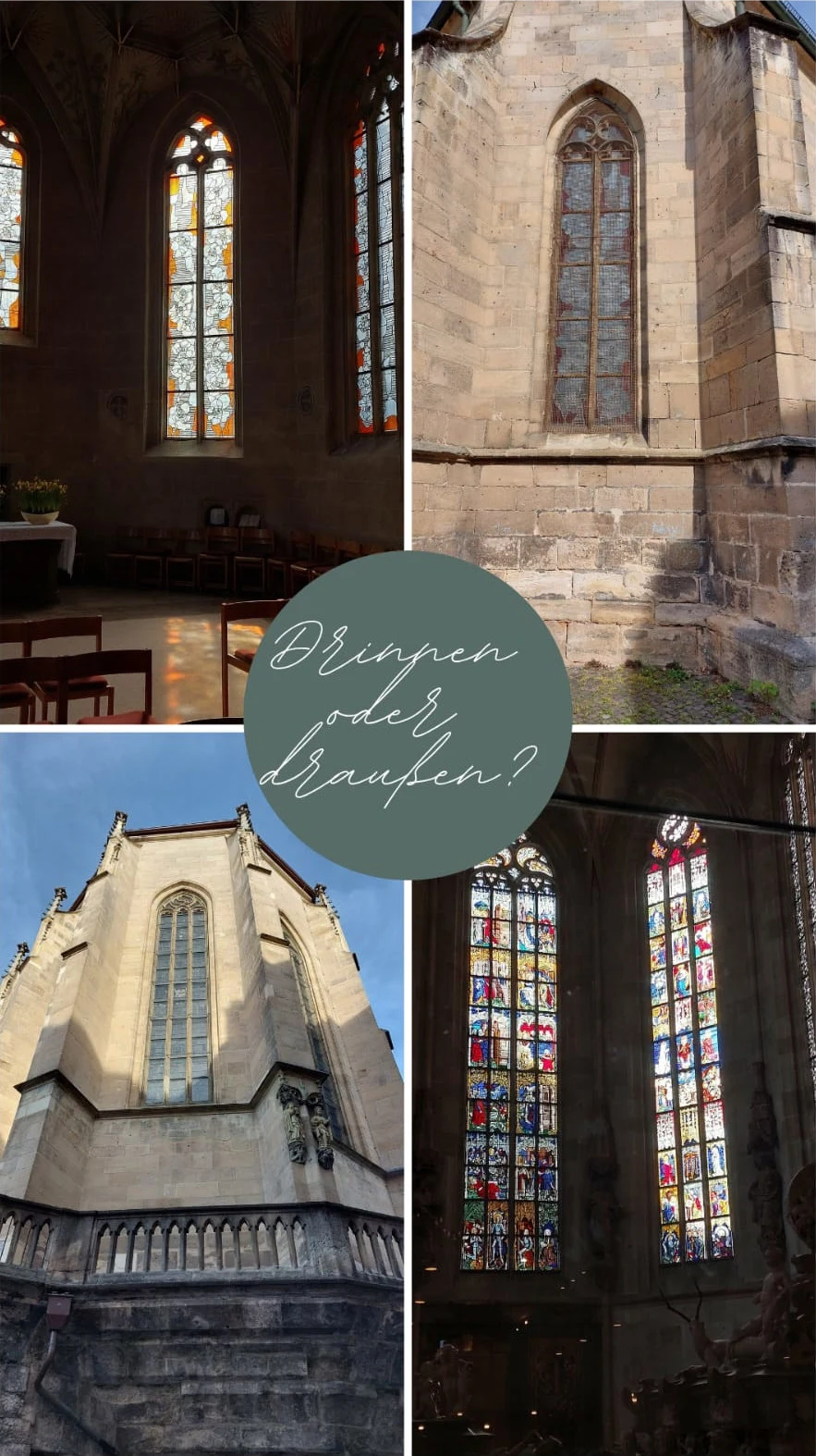 Kirchenfenster in Tübingen